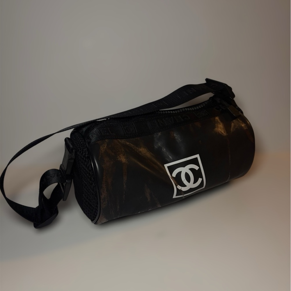 Vintage Chanel mini duffle bag